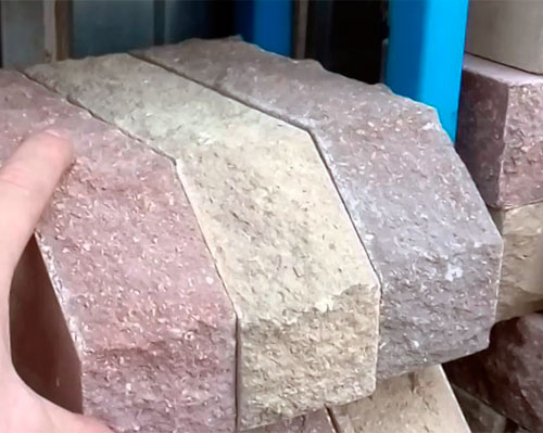 Фасонный гиперпрессованный камень
